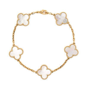 Van Cleef & Arpels Vintage Alhambra 5 Motifs Bracelet